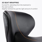Black Titanium Stainless Steel Bar Stools Swivel Adjustable Height for Kitchen Counter and Dining Room