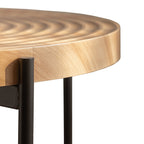 Modern Thread Design Round Coffee Table