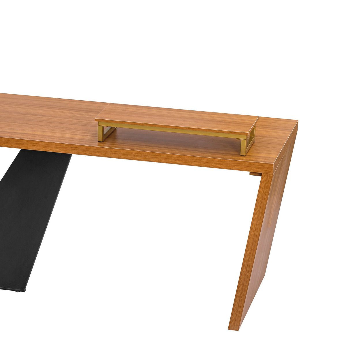 Study Desk with Monitor Stand