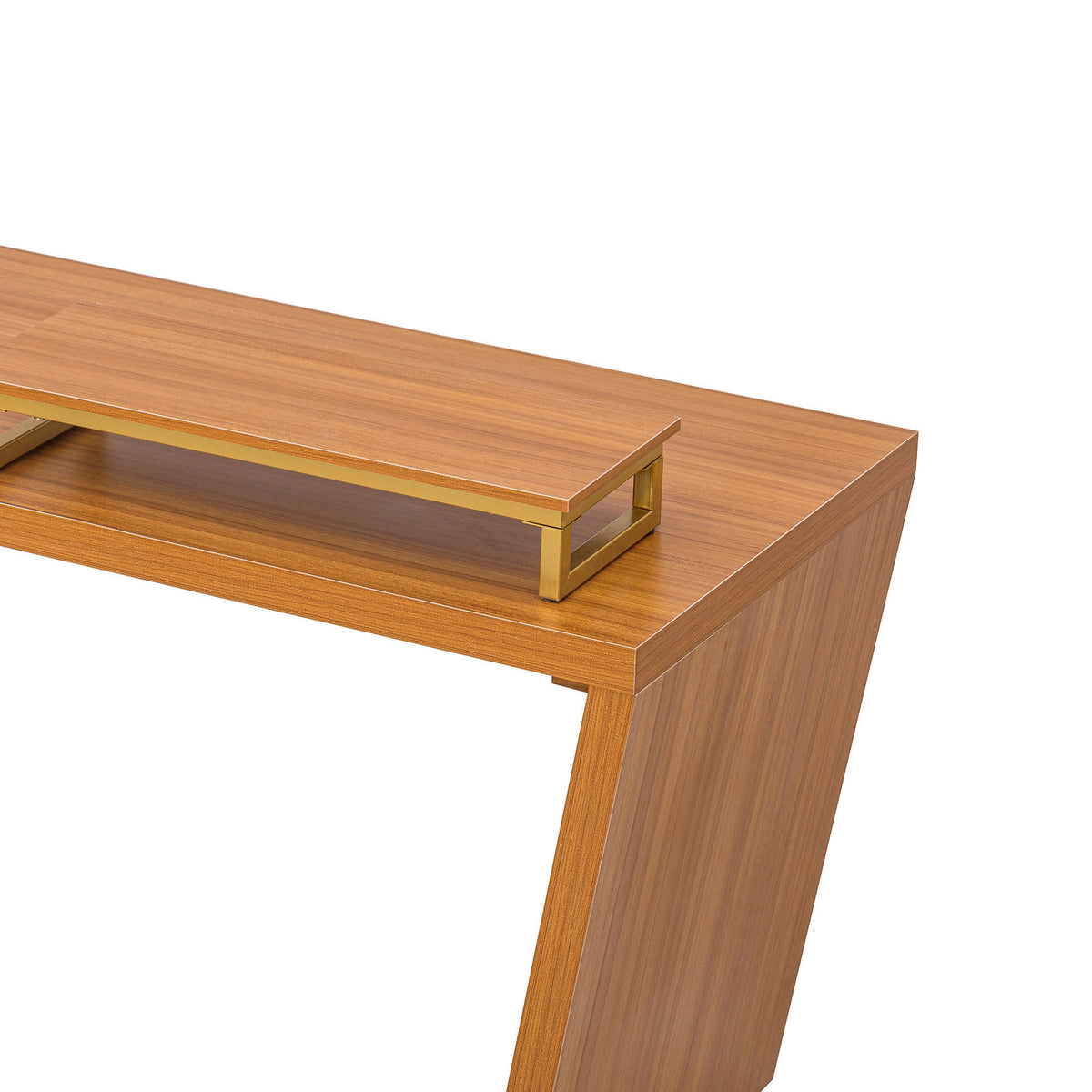 Study Desk with Monitor Stand