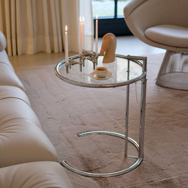 Stainless Steel Lifted Sofa Corner Side Table