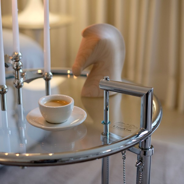 Stainless Steel Lifted Sofa Corner Side Table