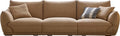 Rounded Arm Camel Loop Yarn Sofa MJ-S34