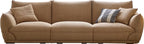 Rounded Arm Camel Loop Yarn Sofa MJ-S34