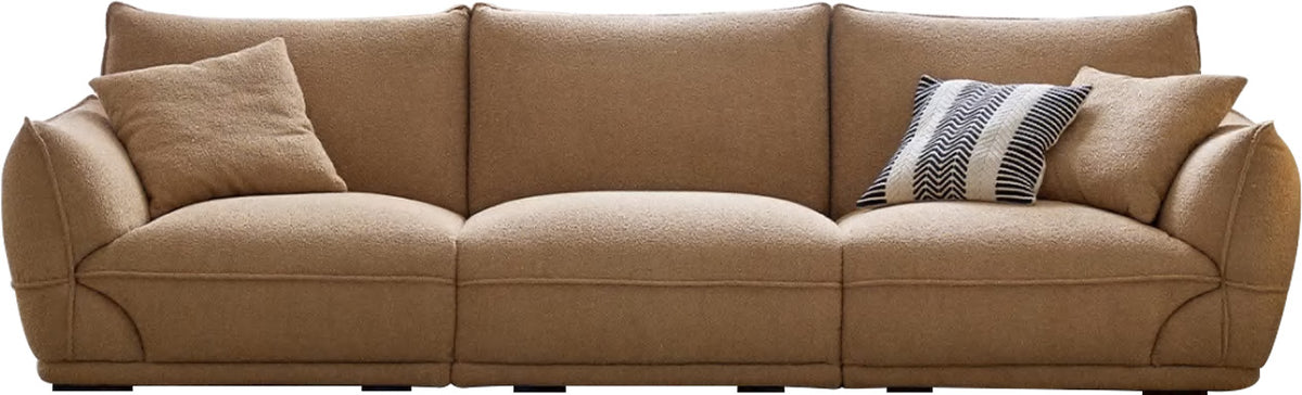 Rounded Arm Camel Loop Yarn Sofa MJ-S34
