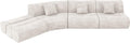 White Curved Modular Sectional Sofa MJ-S62