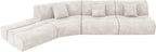 White Curved Modular Sectional Sofa MJ-S62