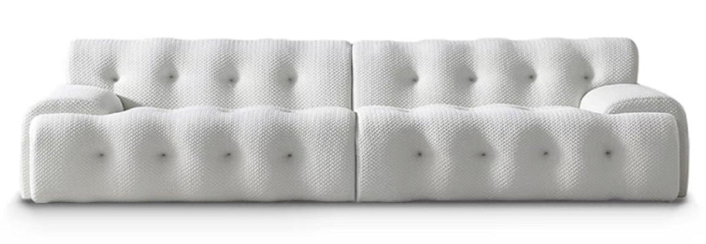 Full Grid Tufted Light Fabric Sofa MJ-S50