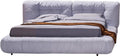 Light Purple Soft Modular Fabric Bed MJ-C45