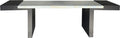 Polished Marble Dining Table with Metal Legs for Hotel Space MJ-CT03