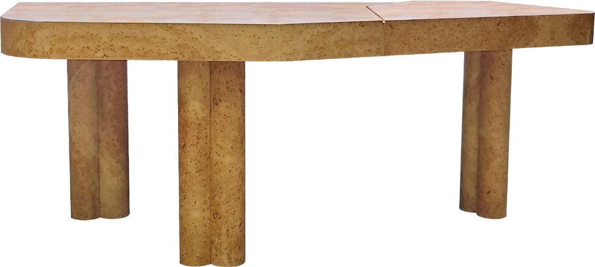 Natural Light Solid Wood Dining Table for Modern Apartment MJ-ST04