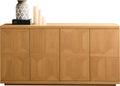Minimalist Light Wood Sideboard for Luxury Apartment MJ-BG08
