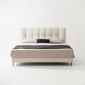 Square Button Tufted Fabric Bed MJ-C21