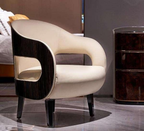 Retro-Chic Mustard Velvet Accent Chair with Black Frame