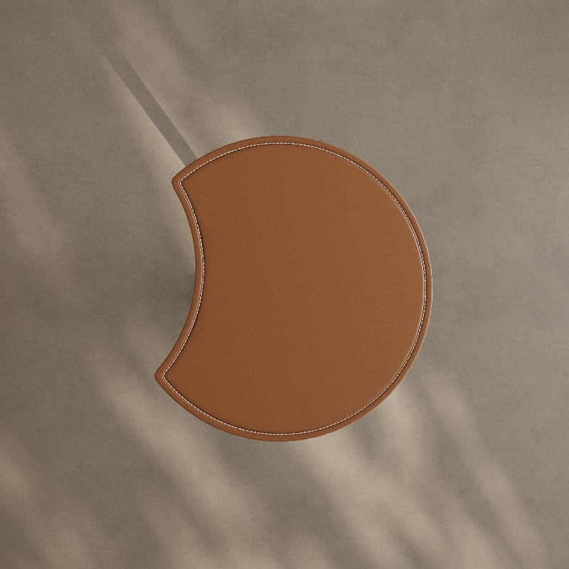 Saddle Leather Sofa Side Table
