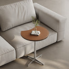 Saddle Leather Sofa Side Table