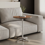 Saddle Leather Sofa Side Table