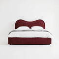 Special Wavy Headboard Upholstered Bed MJ-C29