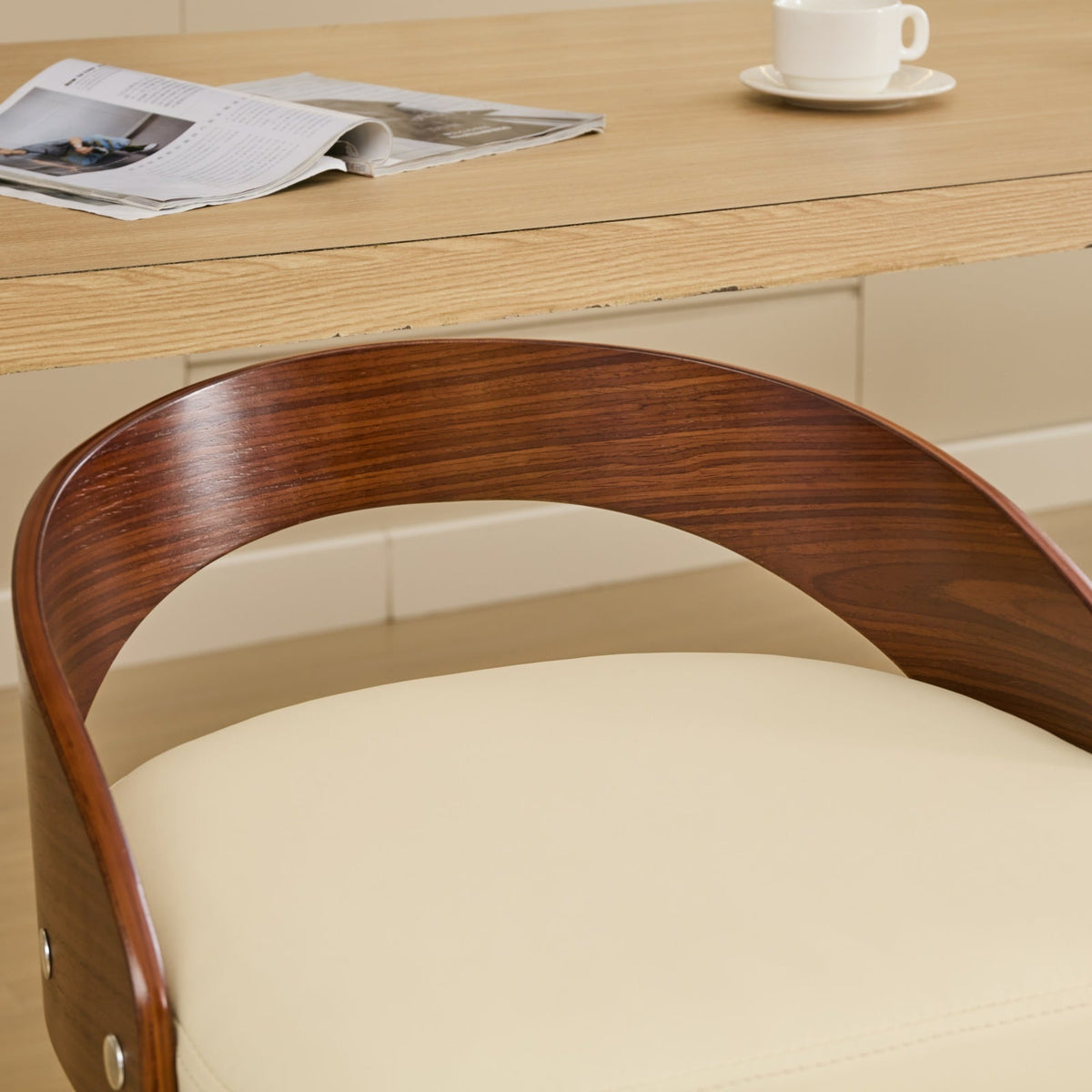 Swivel Bar Height Stools with Low Back