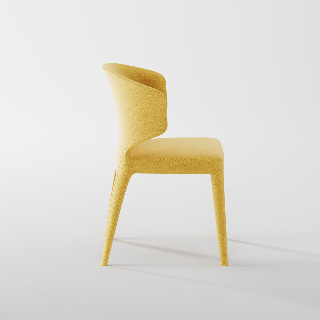Bright Solid Color Molded Dining Chair for Hotel Restaurant DC-1006