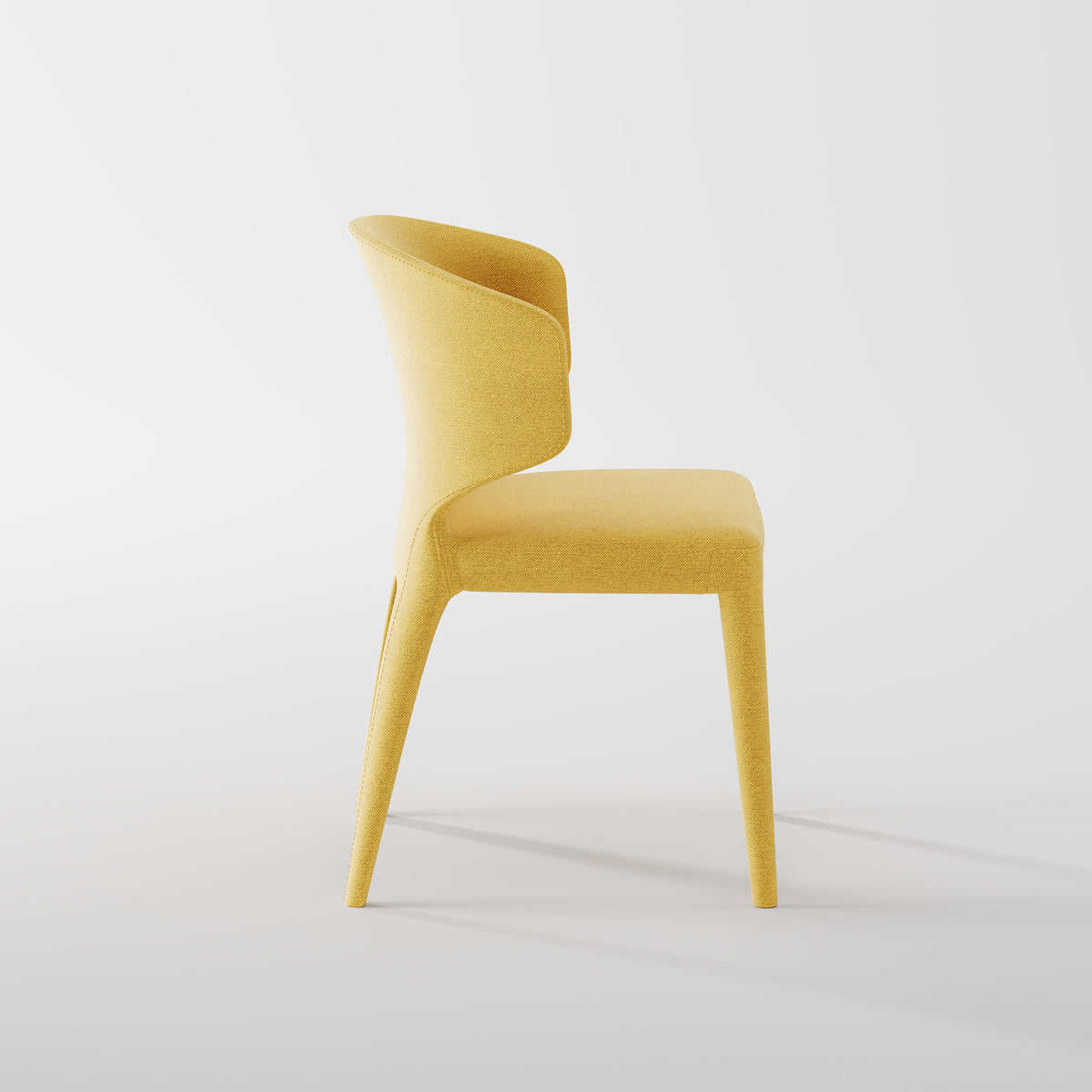 Bright Solid Color Molded Dining Chair for Hotel Restaurant DC-1006