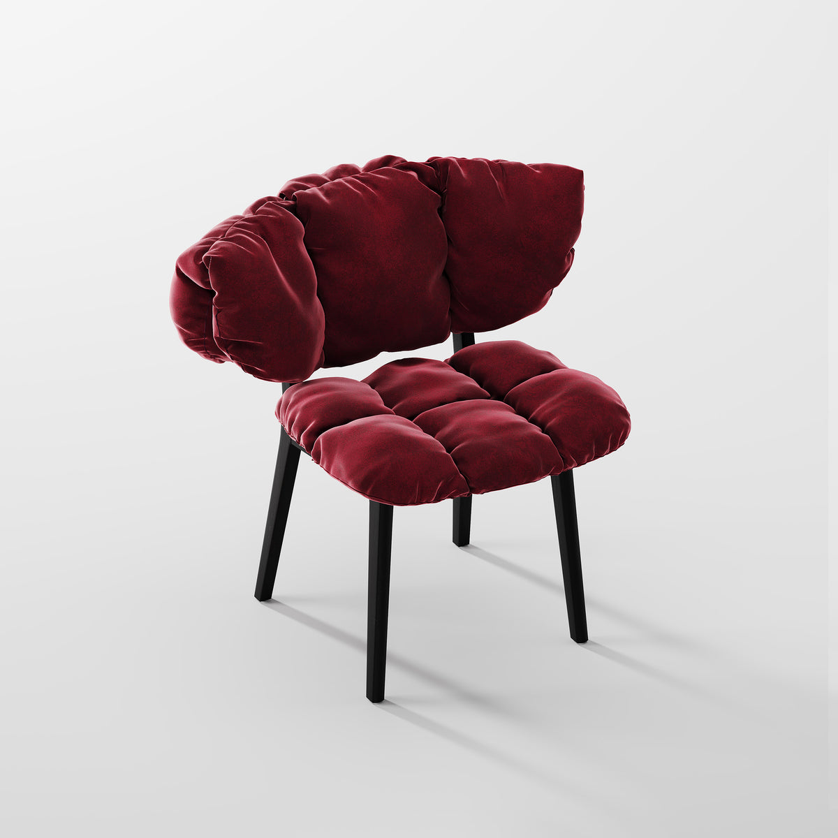 Luxury Velvet Accent Dining Chair for High-end Residence DC-1005