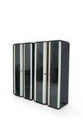 Luxury Glass-Door Display Wine Cabinet Set