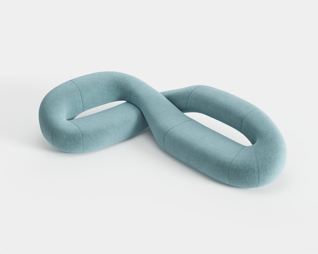Infinity Loop Sculpture Leisure Sofa QY-S1335