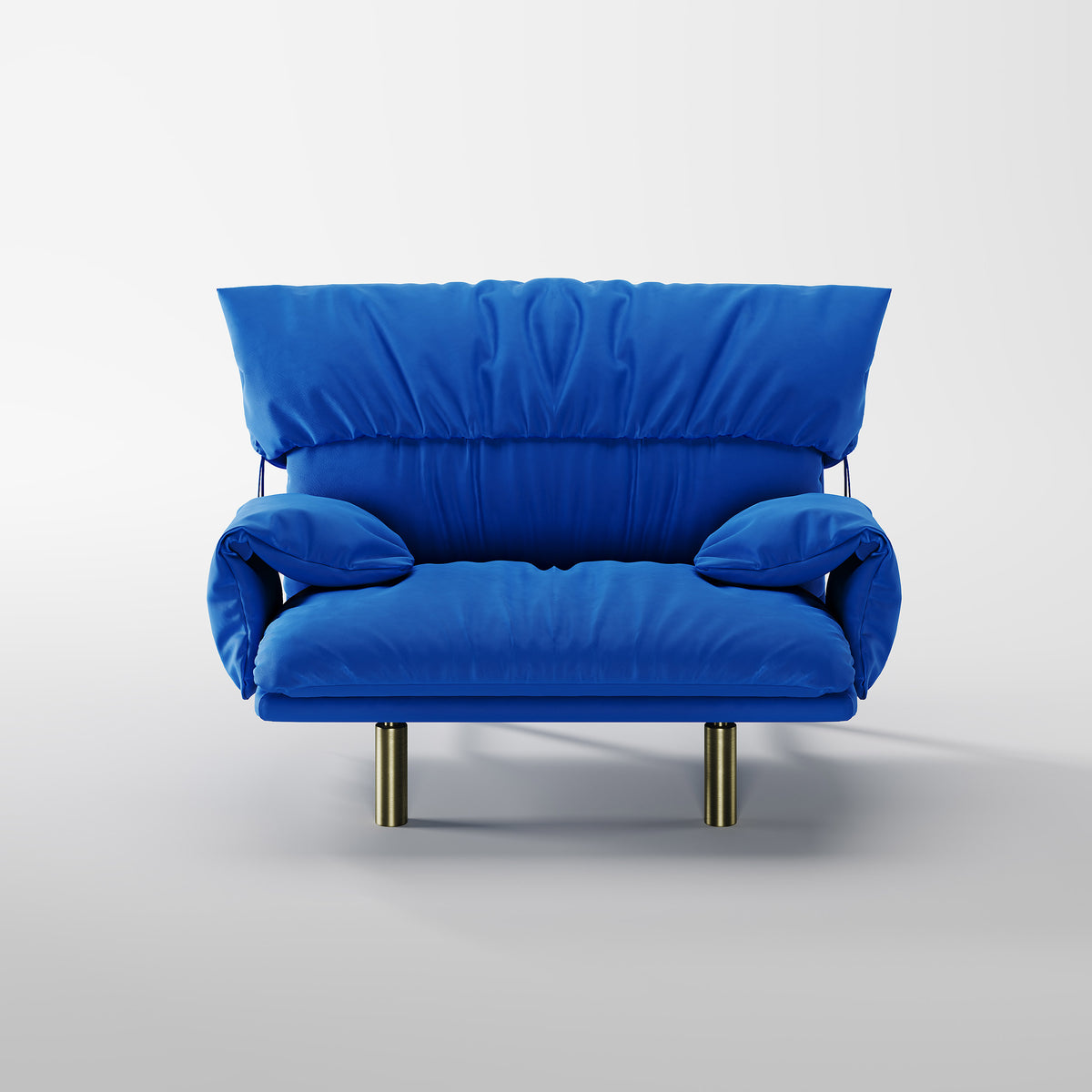 Bright Color Fabric Armchair for Commercial Lobby Projects LC-1012