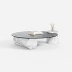 Irregular Stone Base Coffee Table A008