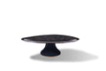Glamorous Marble-Top Pedestal Coffee Table