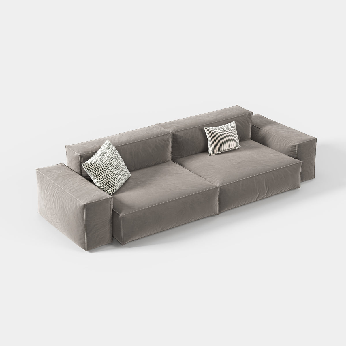 Contemporary Modular Fabric Sofa, Luxury Living Room Sectional Couch For Residential Project 675#