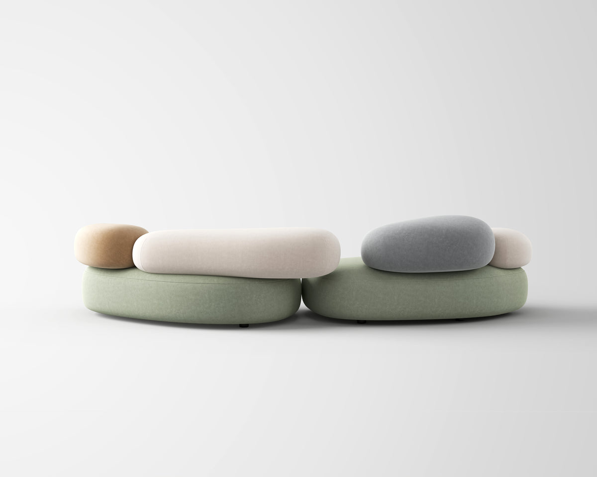 Color Block Leisure Sofa for Apartment Lounge SF-1020