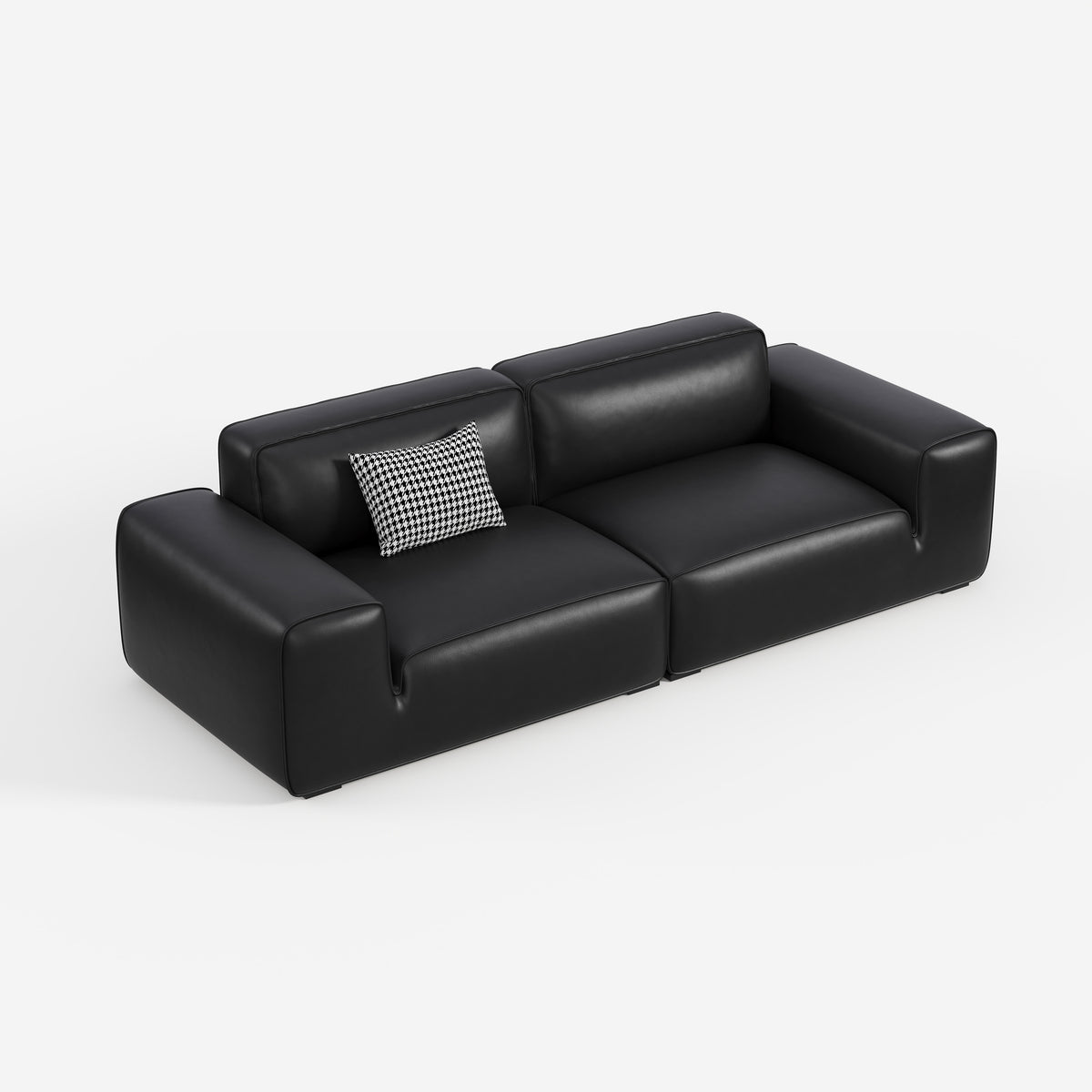 Italian Luxury Genuine Leather Sectional Sofa, High‑end Living Room Couch For Home  635#