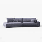 Modern L‑Shaped Modular Fabric Sofa, Corner Sectional Couch For Living Room  032#