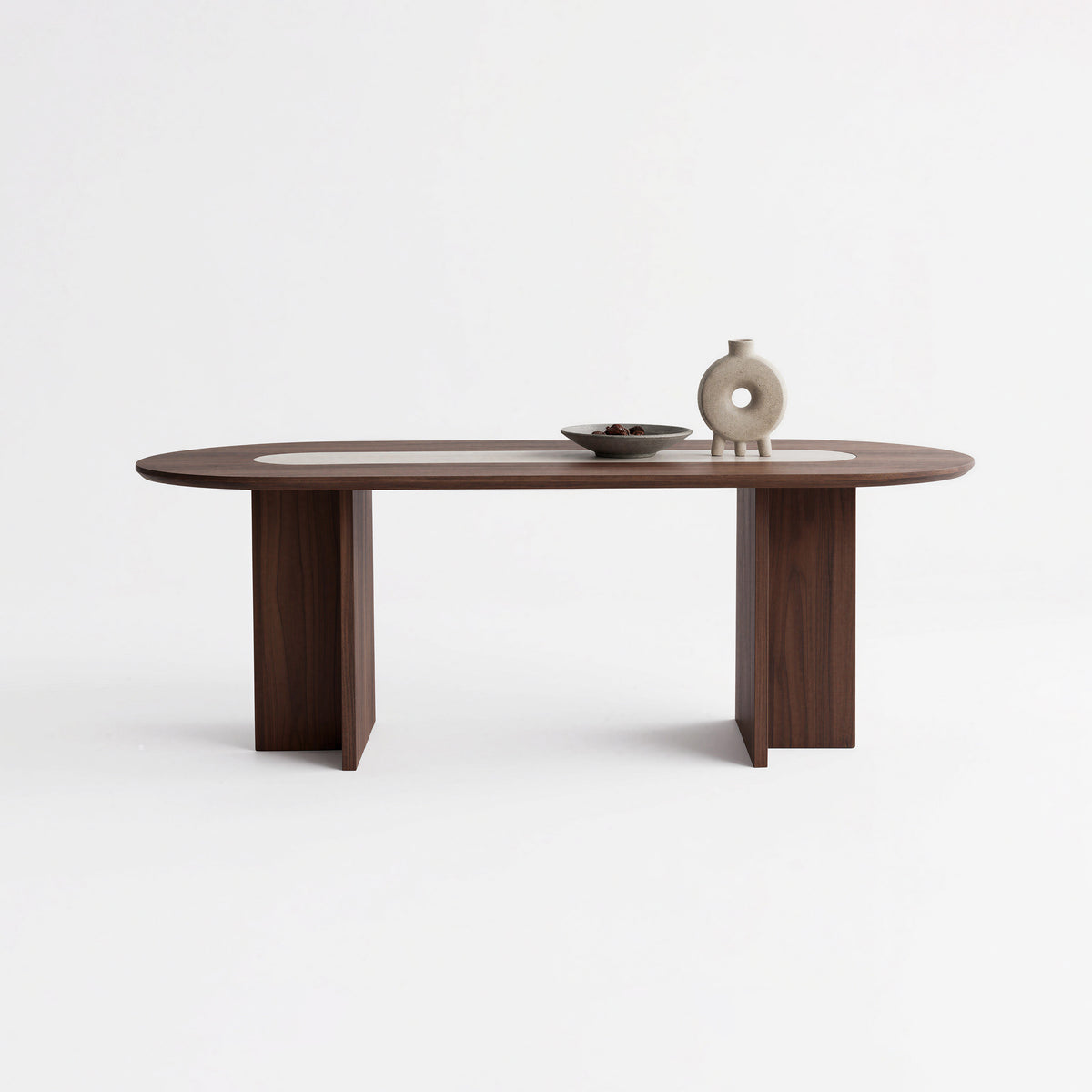 Wabi-sabi Style Solid Wood Dining Table for High-end Home Space MJ-CZ33