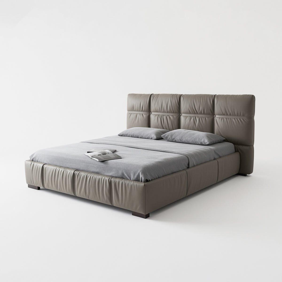 Grid Tufted Modular Fabric Bed MJ-C35