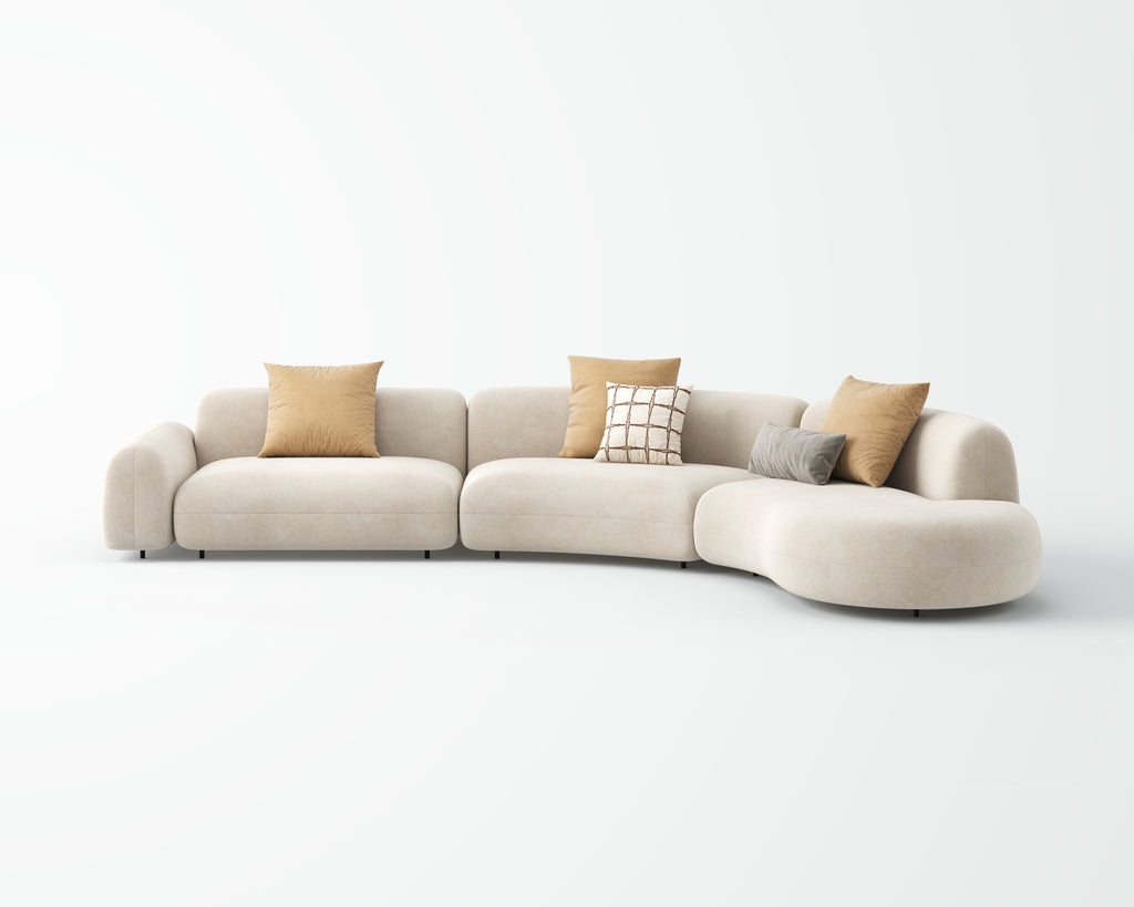 Modular Upholstered Sofa for Hotel Lobby QY-S1619-2