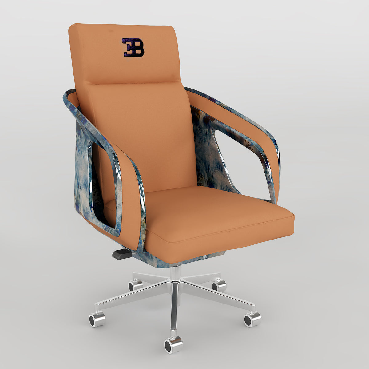 MonogrammedLuxury Office Chair