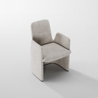 Architectural Wrapped Fabric Dining Chair for Interior Project DC-1004