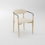 Light Solid Wood Frame Dining Chair DC-1002