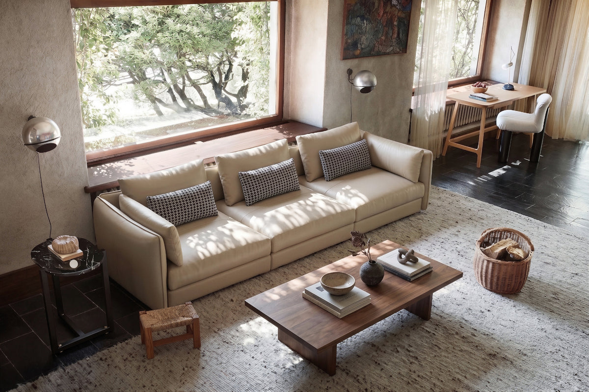Modern Minimalist Upholstered Sectional Sofa, High‑end Living Room Fabric Sofa For Home Furniture 903#