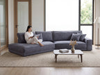 Modern L‑Shaped Modular Fabric Sofa, Corner Sectional Couch For Living Room  032#