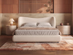 Plush Curved Upholstered Bed MJ-C28