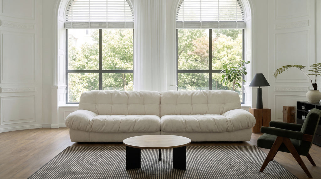 Modern Dark Fabric Modular Sofa, Minimalist Upholstered Couch For Living Room  621#