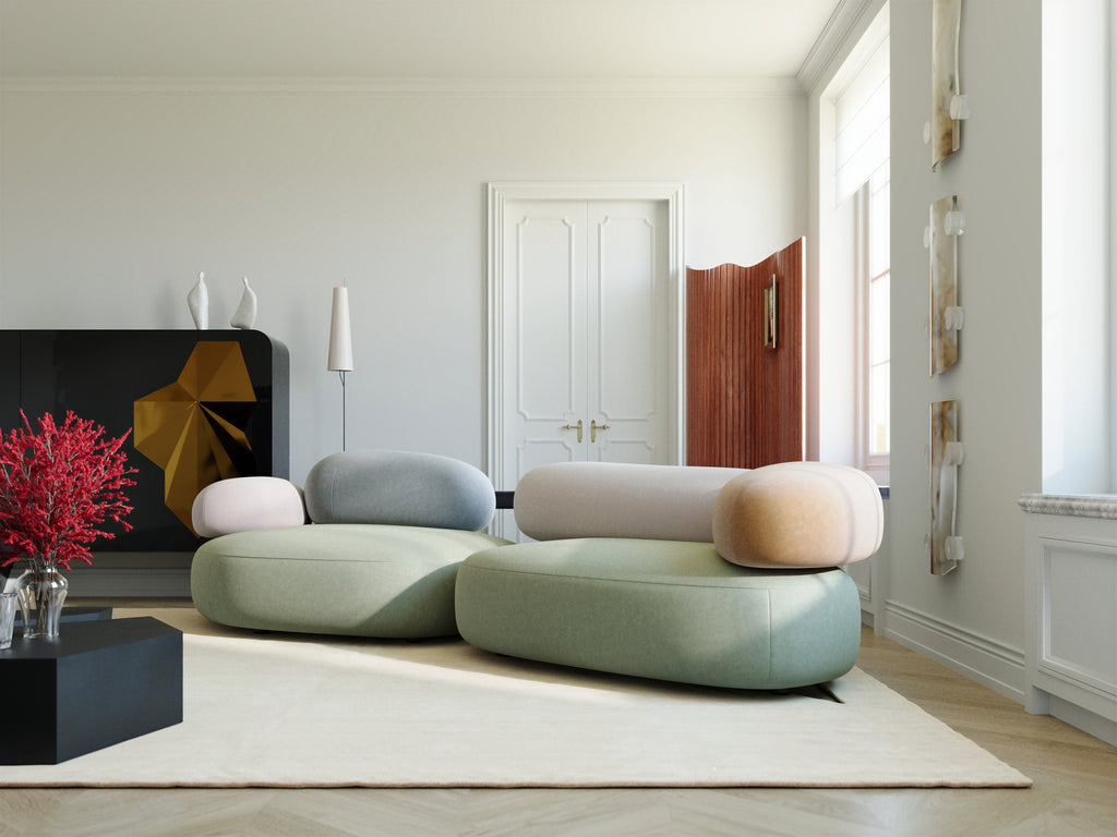 Color Block Leisure Sofa SF-1020