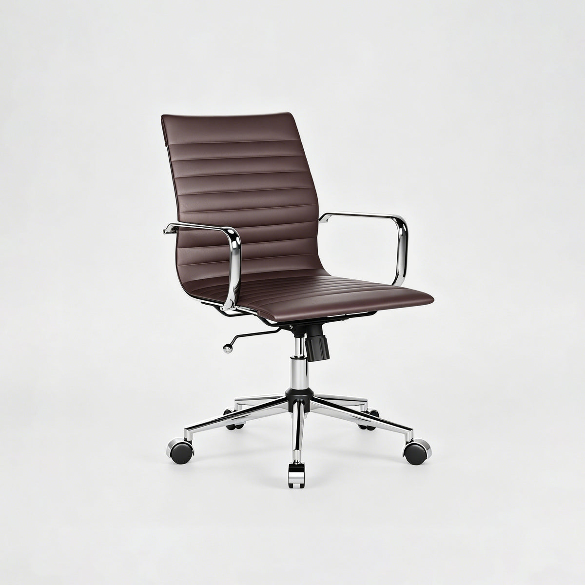 Vintage Leather Swivel Office Chair for Commercial Office LS-3011