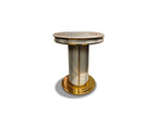 Luxury Marble - Top Gold - Accent Round Coffee Table