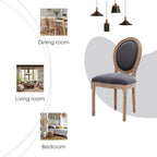 Mid Century Upholstered Dining Chairs Set Of 2 with Solid Wood Leg for Dining Room Bedroom Kitchen Restaurant