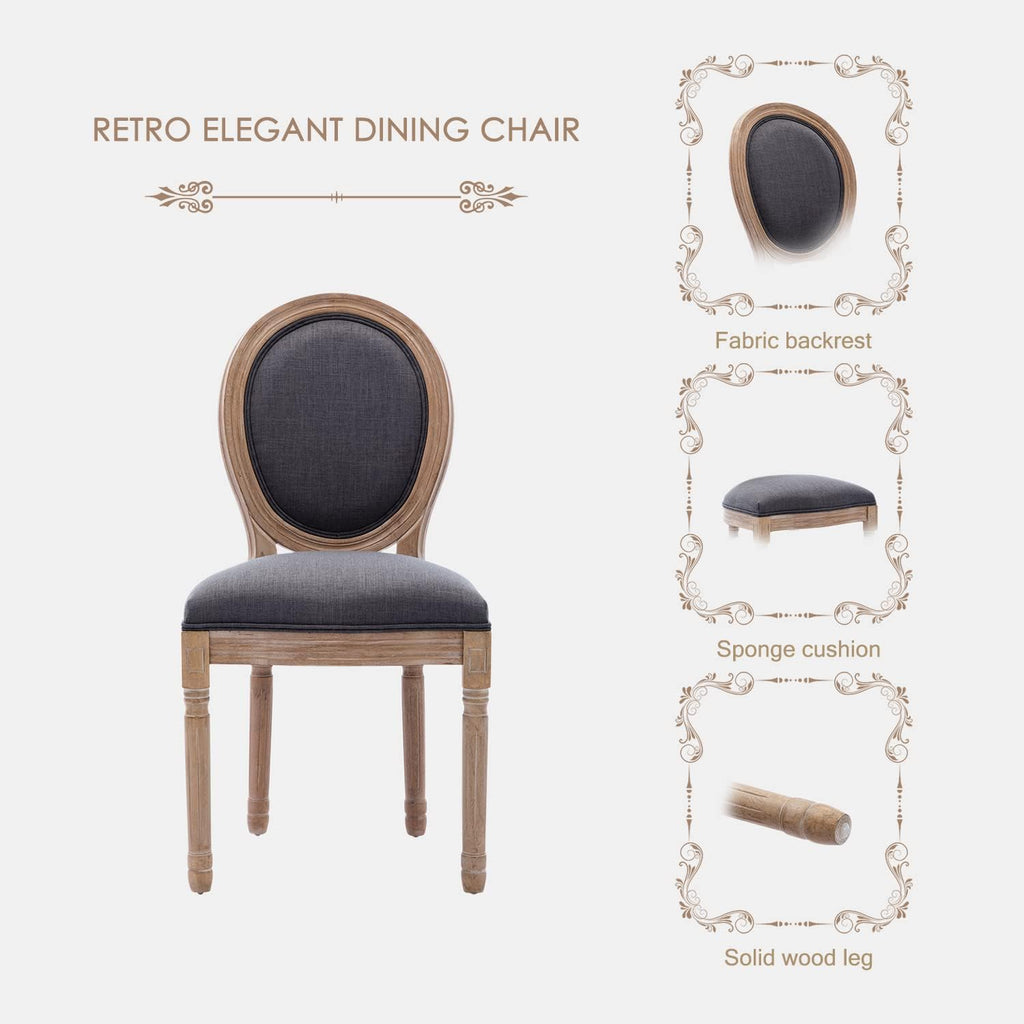 Mid Century Upholstered Dining Chairs Set Of 2 with Solid Wood Leg for Dining Room Bedroom Kitchen Restaurant